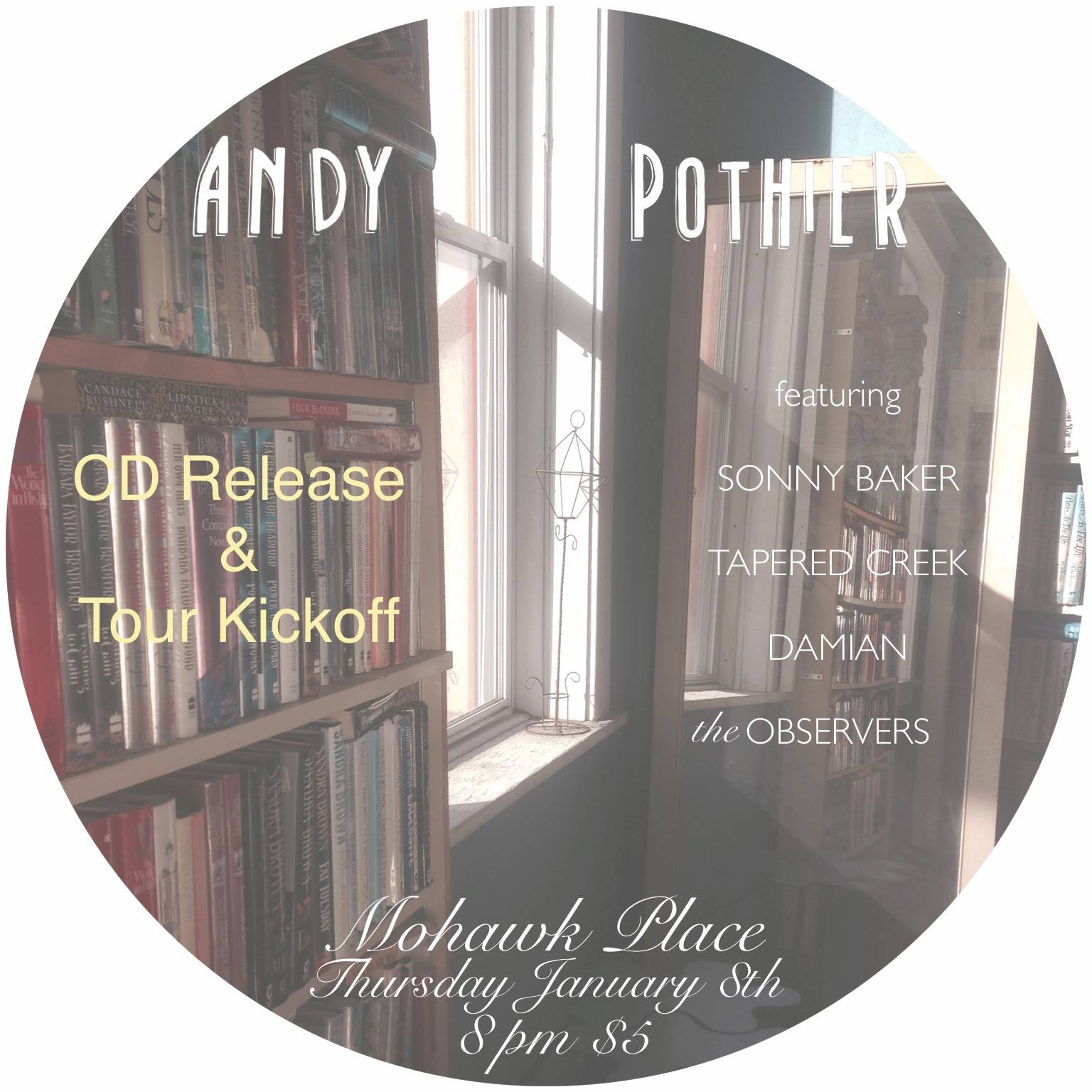 Tonight: Andy Pothier CD Release