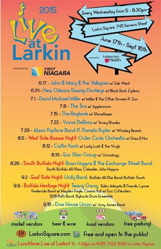 Live at Larkin Unveils Summer Schedule