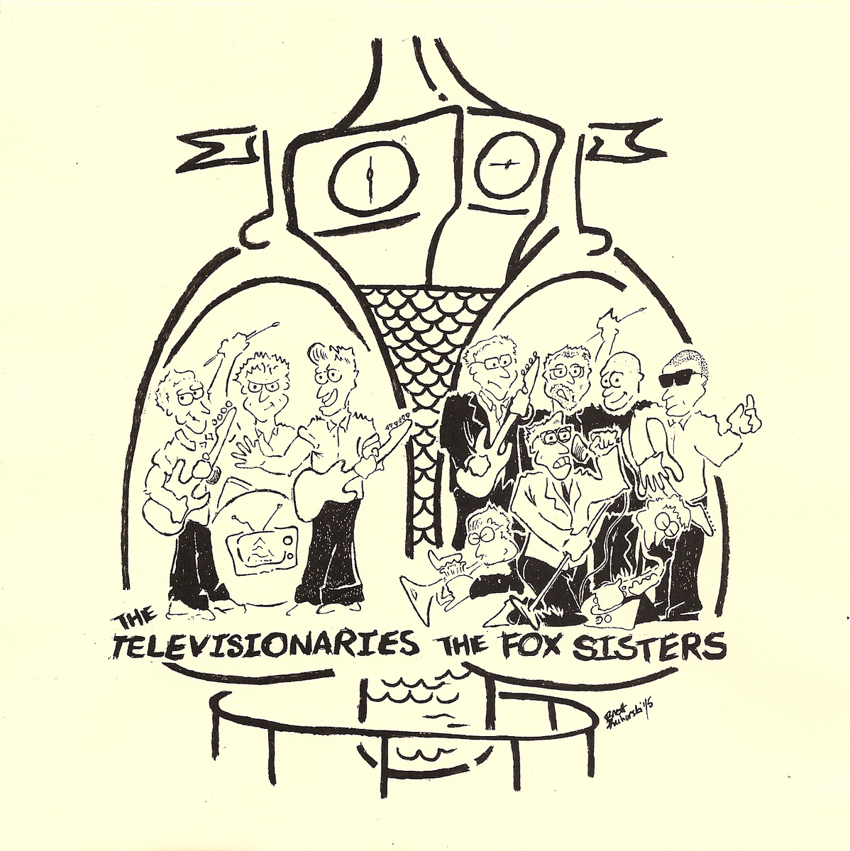 Reel Time Records Drops Split 7″ from the Televisionaries & the Fox Sisters