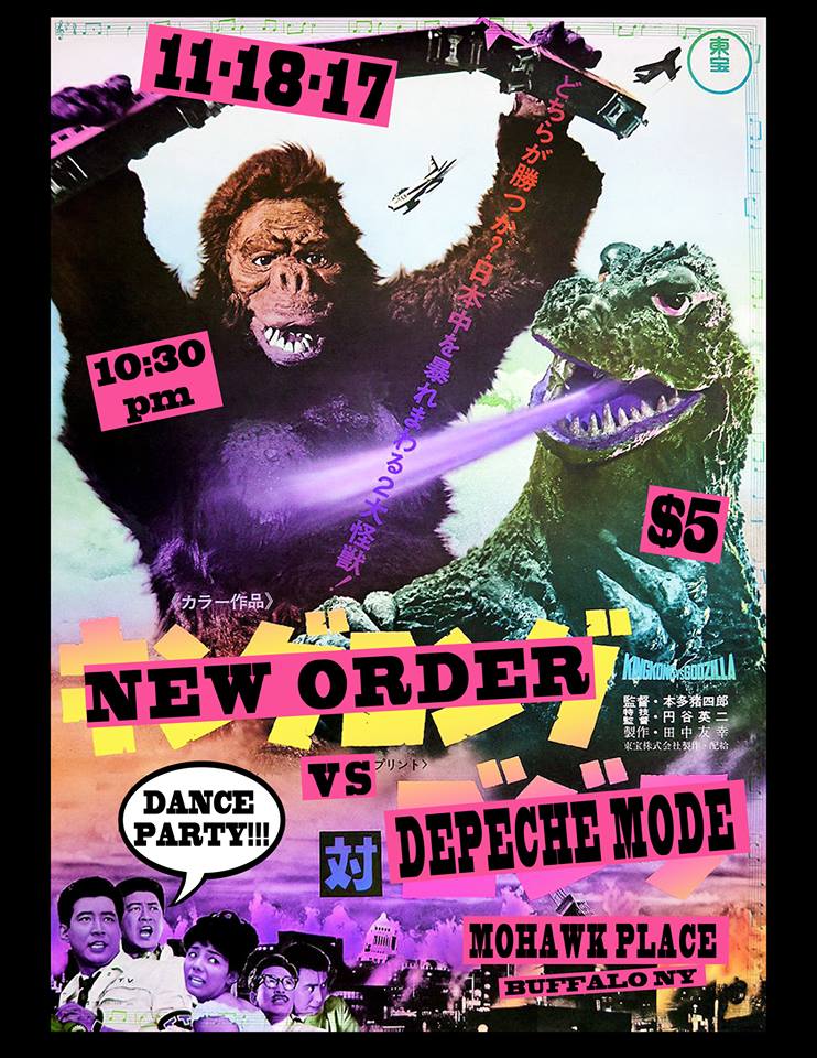 Tonight; New Order vs Depeche Mode Dance Party